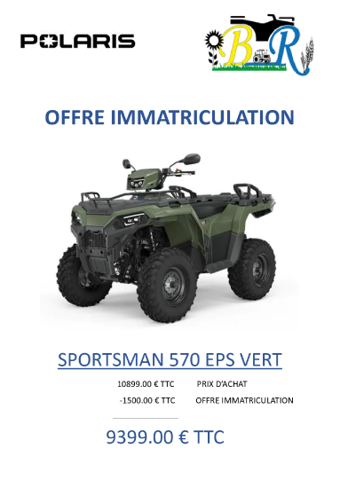 Offre immatriculation Badoche Racca